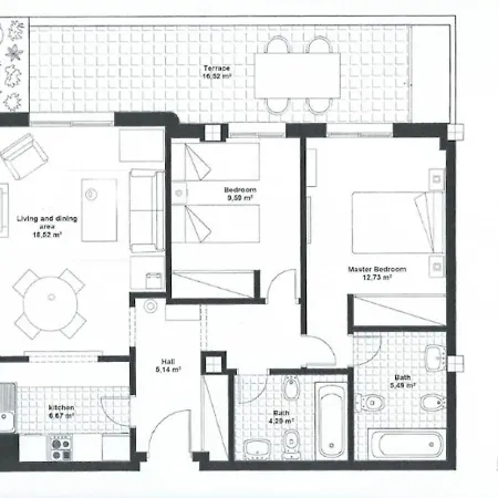 Marina Banus Center Puerto Banus דירה *